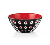Saladier noir et rouge 20 cm guzzini
