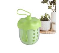 Saladier portable avec fourchette | 600 ml Boîte étanche avec passoire amovible | Conteneur à fruits pour réfrigérateur | Pour salade fraises pastèque tomate préparation repas mélange maison