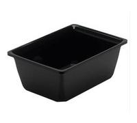 Saladier Rectangulaire 1000ml Plexi Noir L2G Noir G