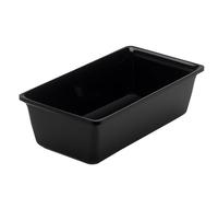 Saladier Rectangulaire Noir 1500ml Plexiglas PMMA - L2G