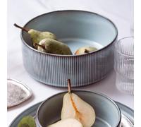 Saladier Saladier à soupe Saladier en céramique SANOS gris 21 cm HOMLA