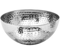 Secret de Gourmet - Saladier en Inox "Martelé" 29cm Argent Gris G