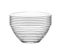 Saladiers Derin en Verre - pour pâtes/Popcorn - 2 litres - Lot de 2