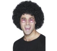Salah Perruque Adultes Noir Afro Hommes Femmes Foot Costume Déguisement Accesso