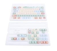 SALALIS 112 Touches PBT Keycaps Set Mignon Panda Conception Ergonomique pour Claviers Mécaniques Amateurs de Bricolage 9mm MCA Hauteur
