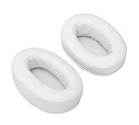SALALIS 2 Pièces Coussinets d'oreille Confortables Couvrent Les Cache-Oreilles de Remplacement pour Casque Brainwavz HM5, Cuir Artificiel en Mousse Souple, 110 X 90 Mm