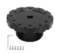 SALALIS adaptateur de volant de course Adaptateur de volant noir de remplacement précis pour volant auto couvre-volant