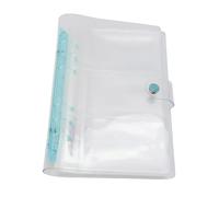 SALALIS Album Photo Portable 120 Pochettes, Classeur Porte-carte Photo en PVC pour les Voyages, les Rassemblements et les Moments de la Vie Quotidienne (Bleu transparent)