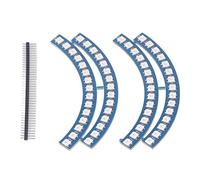 SALALIS Bande Lumineuse LED RVB avec Puce Intégrée pour Panneau de Lampe Haute luminosité 60 LED pour Microcontrôleur 5 V, Adaptée pour équipement D'éclairage