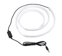 SALALIS Bande Lumineuse LED RVB pour écran D'ordinateur Améliorant L'ambiance de Jeu, Rétroéclairage de Synchronisation pour écran 32 Pouces, USB Plug and Play pour Prise en Charge Client PC