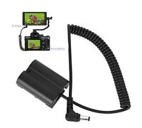 SALALIS Batterie Factice de Décodage Complet pour Appareils Photo Solution d'alimentation CC Compacte et Polyvalente pour Une Durée de Prise de Vue Prolongée Noir 1 unité