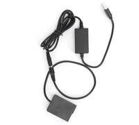 SALALIS Batterie Factice de Décodage Complet USB vers DMW-DCC8, Alimentation Efficace pour Caméras FZ200 FZ300 FZ1000 FZ2500, Plastique 1 unité