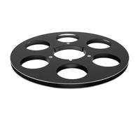 SALALIS Bobine de Ruban Vide de 10,5 Pouces, Résistance à 6 Trous (Noire) | Bobine ouverte universelle, Alliage d\'aluminium, Compatible avec ruban 1/4 pouce, Enregistrement sonore
