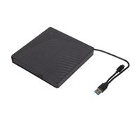 SALALIS Boîtier de lecteur de CD externe Boîtier de lecteur DVD externe Portable USB3.0/USB2.0 5 Gbps boîtier informatique lecteur