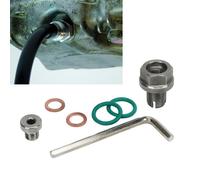 SALALIS-Bouchon de vidange d'huile Kit de réparation de filetage de carter d'huile autotaraudant surdimensionné en auto coffret