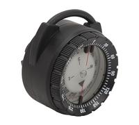 SALALIS Boussole de Plongée Lumineuse, Durable et Magnétique, Idéale pour Les Aventures sous-Marines jusqu'à 50 M, Collier de Serrage étanche (Noire)
