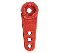 SALALIS Bras de Servomoteur 21T, Haute Résistance, Usinage CNC, Bras de Direction RC en Alliage D'aluminium pour Servomoteurs MD922 MD933, Facile à Installer et à Retirer (Rouge)