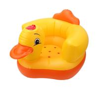 SALALIS - Canard jaune gonflable bébé chaise canapé bain tabouret sécurité siège arrière 60KG capacité portante fond ovale