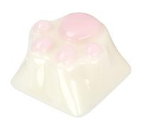 SALALIS Capuchons de Touches en Résine, Accessoire de Clavier Ergonomique Mignon pour Claviers Mécaniques Cherry MX, 1 X Conception de Griffe de Chat Durable et Mate Résistante à la Corrosion (Rose)