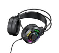SALALIS Casque de Jeu RVB avec Confort Léger, Son Surround 7.1 et Pilotes de 50 Mm pour Les Jeux sur PC, Conception Supra-auriculaire