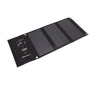 SALALIS Chargeur de Panneau Solaire Noir Pliable, Pack de Charge Portable pour Randonnée en Plein Air, Camping, Panneaux de Charge de Téléphone Solaire 21 W pour Plusieurs Appareils, Matériau