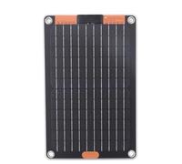SALALIS Chargeur de Panneau Solaire Portable en Silicium Monocristallin 15 W pour les Aventures en Plein Air, Double Sortie de Type C pour Téléphone Tablette Camping, 13,23 X 8,50 Pouces, 545,00 G