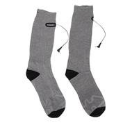 SALALIS Chaussettes Chauffantes à Batterie 3 Vitesses Contrôle de la Température Chaussettes Électriques Confortables pour Temps Froid 2 Pièces Gris