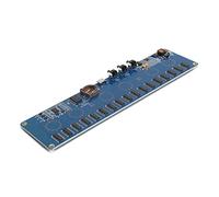 SALALIS Circuit imprimé STM8S005 avec Horloge Numérique à Affichage Sept Couleurs pour Projets de Bricolage, Cadre en Acrylique Durable