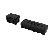SALALIS Combo Boîte à Outils et Valise à Bagages pour Voiture RC, Artisanat Exquis pour Une Narration Améliorée de Modèles de Voitures, Parfait pour Les Amateurs D'artisanat, compatibilité