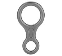 SALALIS descendeur de corde SALALIS Anneau d'escalade à 8 35KN Figure 8 mot corde descendeur anneau de Rappel escalade sport Gris