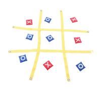 SALALIS Ensemble de Jeu de Lancer de Sacs de Haricots, Amusant et Portable pour Les Fêtes en Plein Air et Les Activités Scolaires avec des Sacs de 10x10cm (Jaune)