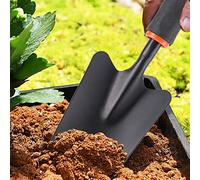 SALALIS Ensemble de Râteau de Pelle de Jardin épais et Robuste pour la Plantation de Fleurs, Kit D'Outils de Jardinage Durable pour Un Usage Domestique, 4 Pièces en Fer + Outils en Plastique pour la