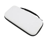 SALALIS Étui de Transport pour Console de Jeu 2, Sac de Rangement Durable avec Protection Rembourrée et 10 Emplacements pour Cartes de Jeu pour Voyage (Blanche)
