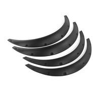 SALALIS Fender fascinés 4pcs Flexible Fender Flares Wide Wheel Arcs éclaboussants Gardes Matte Black Universal ATO auto bavette