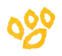 SALALIS Gabarit à Rayon Précis, Biseau Droit Durable, Coins Arrondis, Mèche de Toupie pour le Travail du Bois R20T20 R25T25 R30T30 R40T40 Jaune pour une Coupe Efficace