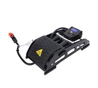 SALALIS Gonfleur Pliable à Haute Pression de Pompe à Air de Pédale de Pied pour la Moto électrique de Scooter de VTT, 200PSI (Noir)