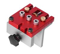 SALALIS Guide de Perçage 3 en 1, Outil de Travail du Bois, Positionneur en Alliage D'aluminium Durable pour les Projets de Bricolage ou un Usage Professionnel