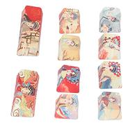 SALALIS Jeu de Capuchons de Touches PBT pour Claviers Mécaniques DIY, Excellente durabilité, Saisie Facile, Thème de Style Chinois, 10 Touches
