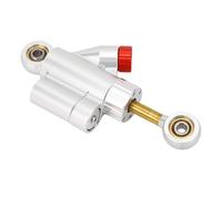 SALALIS Le Stabilisateur D'amortisseur de Direction de Moto Réglable Améliore la stabilité de la Moto, Résiste aux Oscillations, Ajustement Universel (Argent)