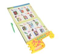 SALALIS Livre Sonore D'apprentissage Machine D'apprentissage Multifonctionnelle Interactive électronique pour Enfants Tablette de Livre Sonore, Chiffres Reconnaissance des Animaux Chant, pour Garderie