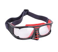 SALALIS Lunettes de Protection de Sport élégantes, Anti-buée, Anti-rayures, pour Basket-ball, Cyclisme, Course à Pied, Conception à Sangle Réglable (Noir Rouge)
