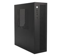 SALALIS MATX ITX Boîtier Mini PC à Double Ventilateur Construction en Acier Robuste pour Les Jeux, Conception de Refroidissement Efficace avec Interface USB 2.0 pour Petit Ordinateur, compatibilité