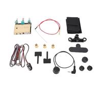 SALALIS Micro Rosace pour Guitare Acoustique, Réduction Active du Bruit Piézo, égaliseur 3 Bandes pour Performances sur Scène 6 X 6,5 X 1,5 Cm, Accessoires pour Instruments de Musique pour Guitaristes