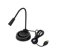 SALALIS Microphone D'ordinateur USB avec Réduction du Bruit de qualité Supérieure, Son Clair pour PC, Performances Stables pour Le Bureau à Domicile ABSP, Microphone de Bureau USB Intelligent, Prise