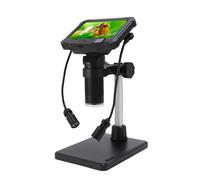 SALALIS Microscope Numérique Portable LCD 4,3 Pouces avec Résolution 1MP et éclairage amélioré pour Le Grossissement et L'observation des Pièces de Monnaie