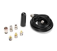 SALALIS Mini Antenne de Voiture Double Bande pour Une Réception VHF UHF Améliorée, Compatible avec Les Radios, Chargeur en Métal Durable de 5 M