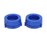 SALALIS Nab Kit D'adaptateurs de Moyeu pour Enregistreurs Reel to Reel, Conception en Plastique Verrouillable, Facile à Utiliser, Compatible avec 99% des Magnétophones 1/4", 2 Unités (Bleue)