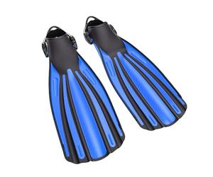 SALALIS Palmes de Plongée Réglables TPR, Longues Palmes Professionnelles pour Plongée sous-Marine et Surf, 2 Paires (XL)