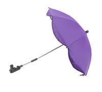SALALIS Parapluie de poussette Parasol universel pour poussette de 14 pouces avec Protection jeux landau Violet (colle argentée)