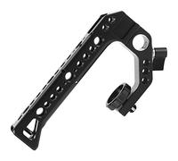 SALALIS Poignée de Caméra Universelle, Poignée de Levage Légère en Alliage D'aluminium pour Cage de Caméra à Port, Trou de Vis de 1/4 à 3/8 Pouces, 4 Supports de Griffe Froide